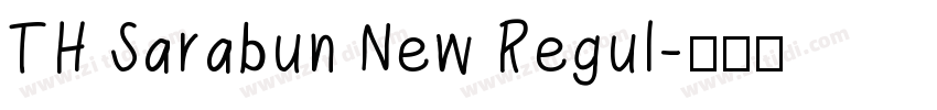 TH Sarabun New Regul字体转换